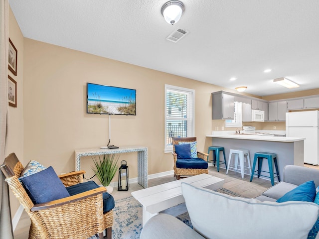 11 Beachside Dr Unit 1211, Santa Rosa Beach, FL 32459 - living area featuring baseboards and recessed lighting