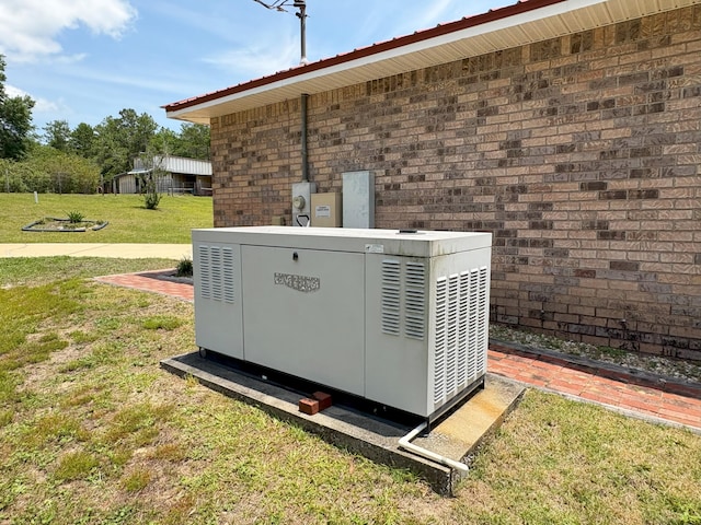 3864 Bear Head Rd, Crestview, FL 32539 - exterior view of electric meter and a power unit