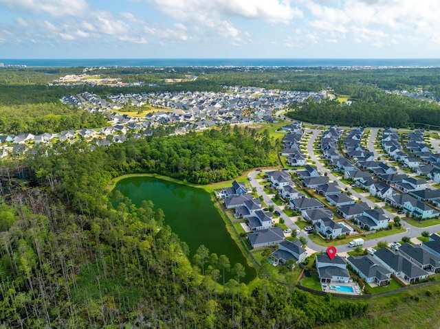 229 Windrow Way, Inlet Beach, FL 32461 - aerial overview of property's location featuring a large body of water and nearby suburban area