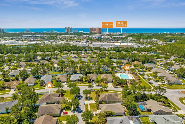 100 Kensington Cir, Panama City Beach, FL 32413 - view of urban area featuring a nearby body of water and nearby suburban area