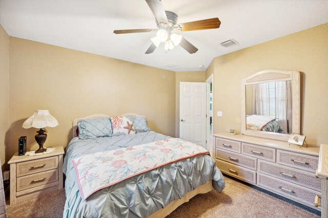 100 Kensington Cir, Panama City Beach, FL 32413 - bedroom featuring carpet floors and ceiling fan