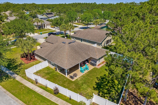100 Kensington Cir, Panama City Beach, FL 32413 - view of subject property with a heavily wooded area