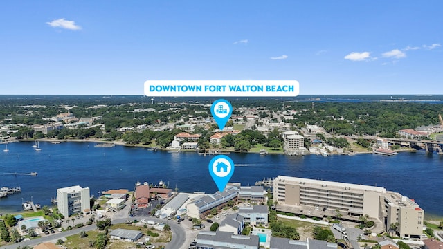 330 Bluefish Dr Unit 119, Fort Walton Beach, FL 32548 - drone / aerial view of a large body of water