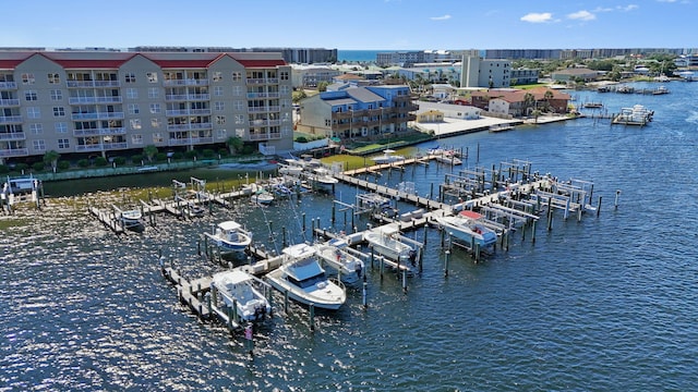 330 Bluefish Dr Unit 119, Fort Walton Beach, FL 32548 - water view featuring a marina and a dock