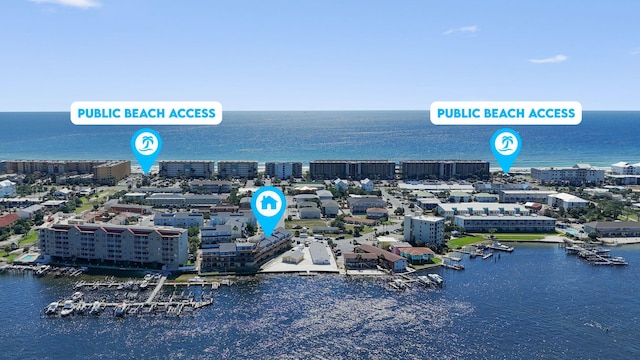330 Bluefish Dr Unit 119, Fort Walton Beach, FL 32548 - view of urban area featuring a large body of water