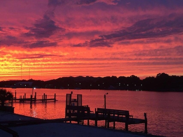 330 Bluefish Dr Unit 119, Fort Walton Beach, FL 32548 - dock featuring a water view
