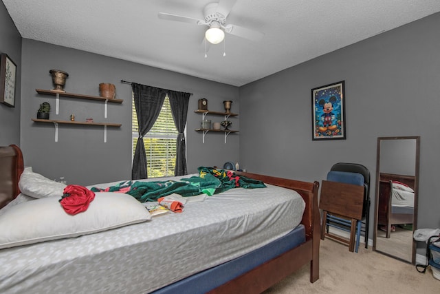 712 Riva Ridge Dr, Crestview, FL 32539 - bedroom featuring light colored carpet and ceiling fan