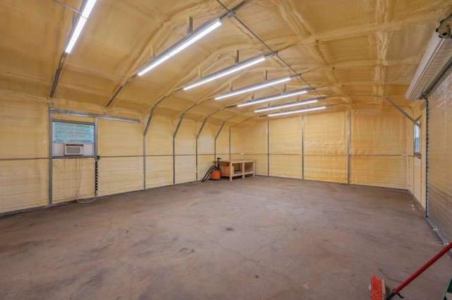 6859 Bill Lundy Rd, Laurel Hill, FL 32567 - garage with cooling unit