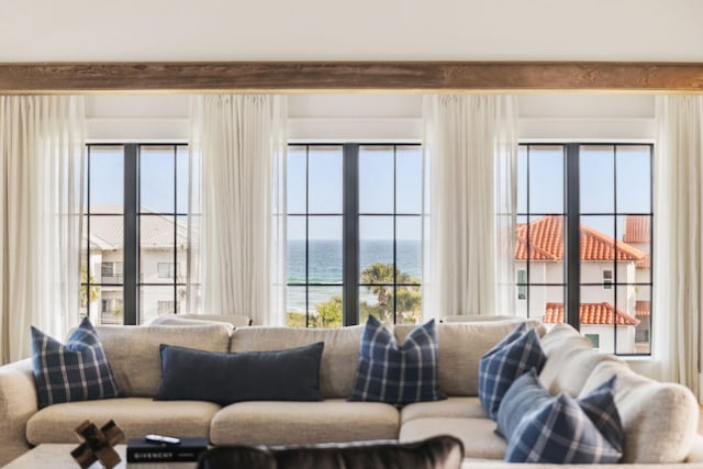5012 W County Highway 30a, Santa Rosa Beach, FL 32459 - living room with a water view