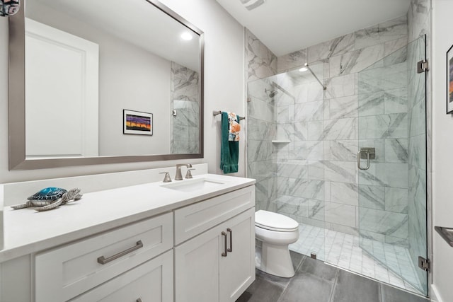 327 Cobalt Ln, Miramar Beach, FL 32550 - full bath with toilet, a shower stall, and vanity