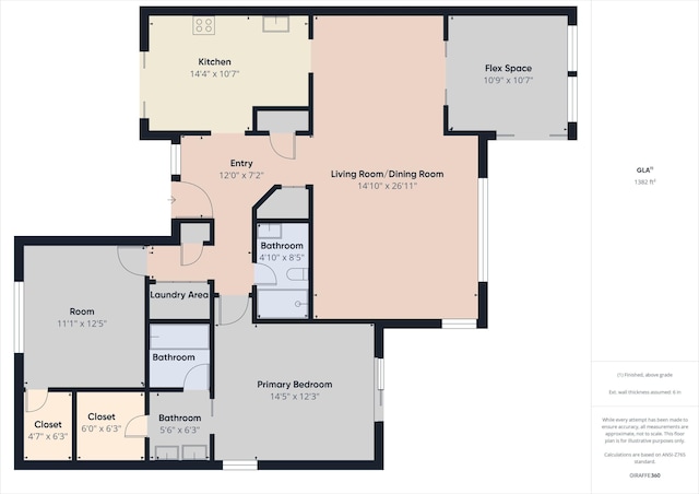 1000 Bay Dr Unit 524, Niceville, FL 32578 - property floor plan