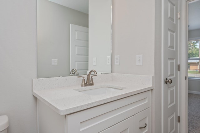 192 S Norwood Rd, Defuniak Springs, FL 32435 - bathroom featuring vanity and toilet
