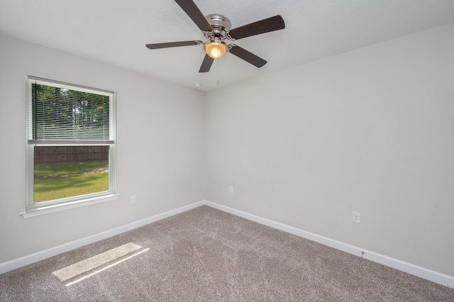 192 S Norwood Rd, Defuniak Springs, FL 32435 - carpeted spare room featuring a ceiling fan and baseboards