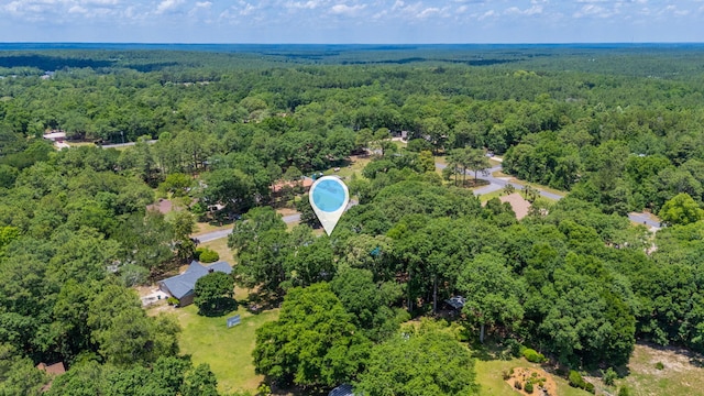 6087 Terrace Ln, Crestview, FL 32536 - aerial overview of property's location featuring a heavily wooded area
