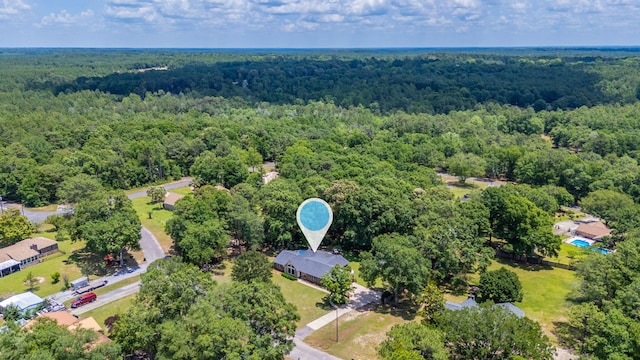 6087 Terrace Ln, Crestview, FL 32536 - drone / aerial view of a heavily wooded area