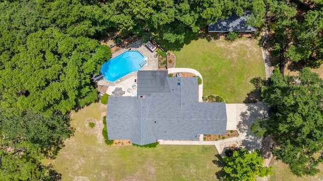 6087 Terrace Ln, Crestview, FL 32536 - view from above of property with a pool