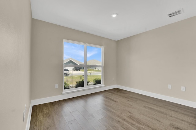 262 Bayou Bend Ln, Panama City, FL 32404 - empty room featuring dark wood-style flooring and baseboards