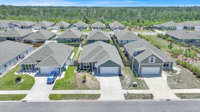 262 Bayou Bend Ln, Panama City, FL 32404 - aerial view of residential area with a forest