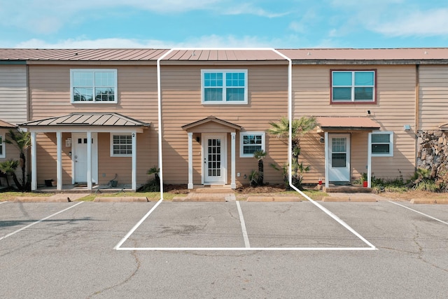 43 Summer Haven Trl Unit 3, Miramar Beach, FL 32550 - view of front of house featuring uncovered parking, metal roof, and a standing seam roof