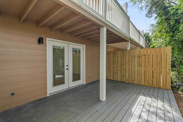 43 Summer Haven Trl Unit 3, Miramar Beach, FL 32550 - wooden deck featuring french doors