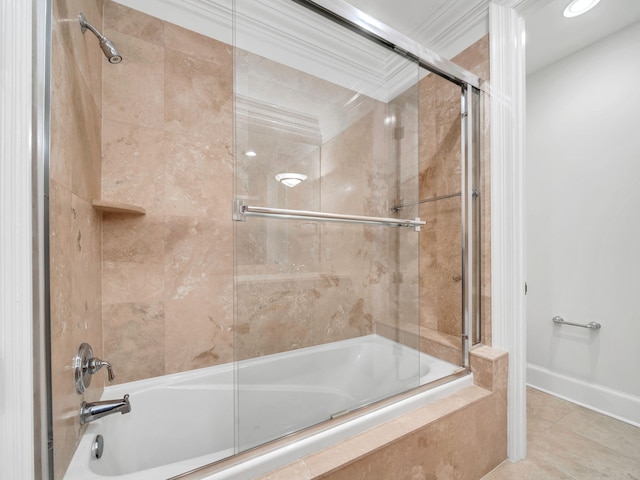 9201 Market St Inn Unit 159, Miramar Beach, FL 32550 - full bathroom featuring enclosed tub / shower combo and tile patterned floors