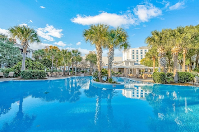 9201 Market St Inn Unit 159, Miramar Beach, FL 32550 - community pool with a patio