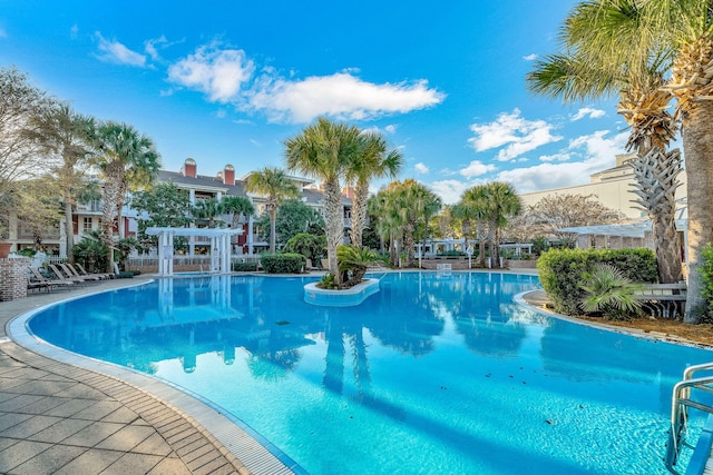 9201 Market St Inn Unit 159, Miramar Beach, FL 32550 - community pool with a pergola