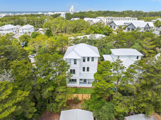 55 May Dr, Santa Rosa Beach, FL 32459 - bird's eye view of a tree filled landscape