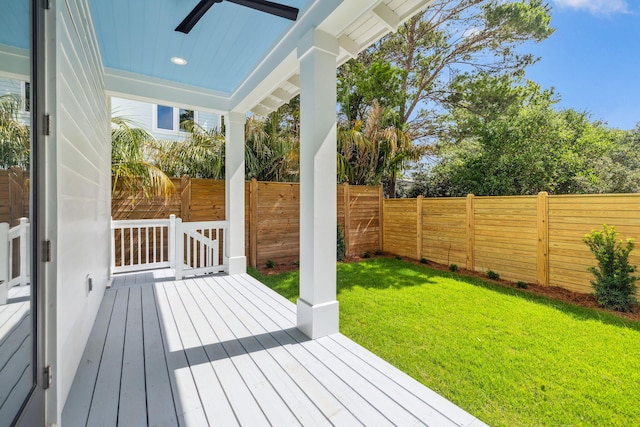 55 May Dr, Santa Rosa Beach, FL 32459 - view of wooden deck