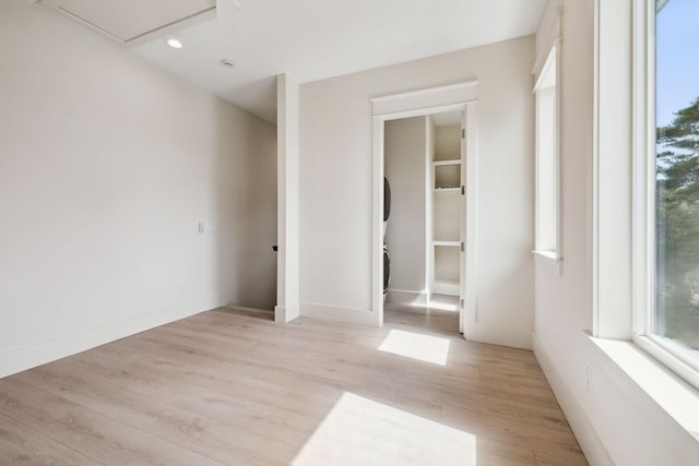 55 May Dr, Santa Rosa Beach, FL 32459 - empty room featuring light wood-style floors, baseboards, and recessed lighting