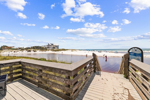 55 May Dr, Santa Rosa Beach, FL 32459 - view of community with view of water and beach