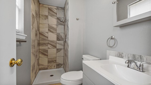 1737 S County Highway 183, Defuniak Springs, FL 32435 - full bath featuring toilet, vanity, and a shower stall