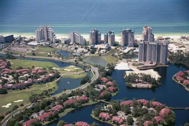 4629 Southwinds Dr Unit 4629, Miramar Beach, FL 32550 - aerial view of property and surrounding area featuring a large body of water and nearby urban area