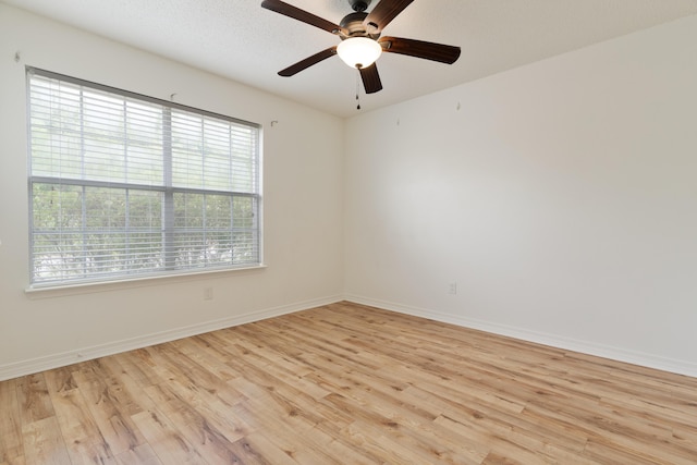 105 Steeplechase Dr, Crestview, FL 32539 - empty room featuring light wood finished floors, a ceiling fan, and baseboards