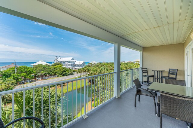 144 Spires Ln Unit 403, Santa Rosa Beach, FL 32459 - balcony with a water view