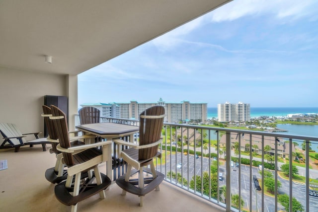 122 Seascape Dr Unit 1104, Miramar Beach, FL 32550 - balcony featuring a water view