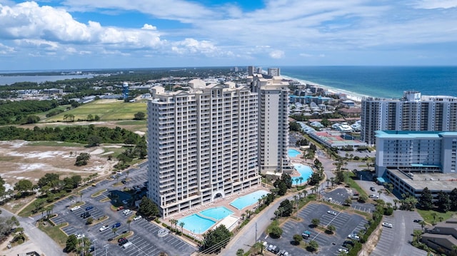 122 Seascape Dr Unit 1104, Miramar Beach, FL 32550 - bird's eye view of a pool and a nearby body of water