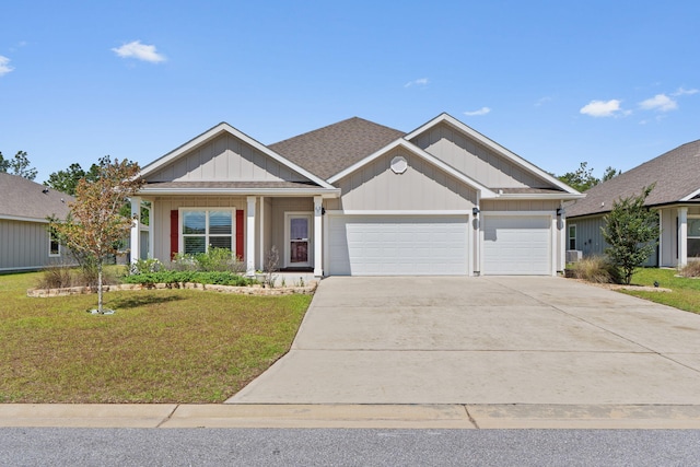 608 Champ Trl, Crestview, FL 32539 - ranch-style home with a garage, a front yard, and driveway