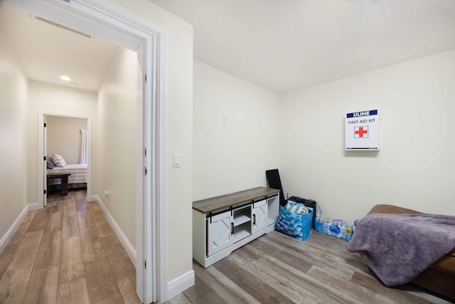1725 Vinson Ray Rd, Baker, FL 32531 - bedroom with wood finished floors, baseboards, and recessed lighting