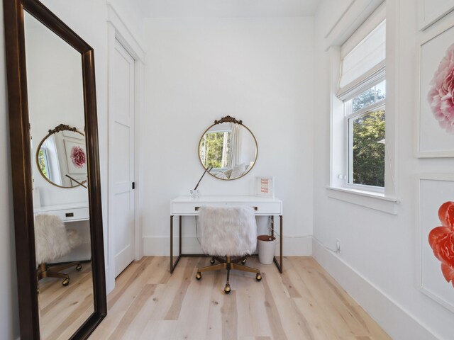 241 N 7th St, Santa Rosa Beach, FL 32459 - office featuring wood finished floors and baseboards