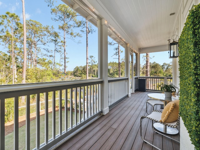 241 N 7th St, Santa Rosa Beach, FL 32459 - view of deck