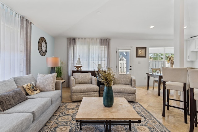 276 Sandy Cay Dr, Miramar Beach, FL 32550 - living room with recessed lighting and baseboards
