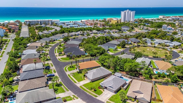 276 Sandy Cay Dr, Miramar Beach, FL 32550 - aerial perspective of suburban area with a large body of water