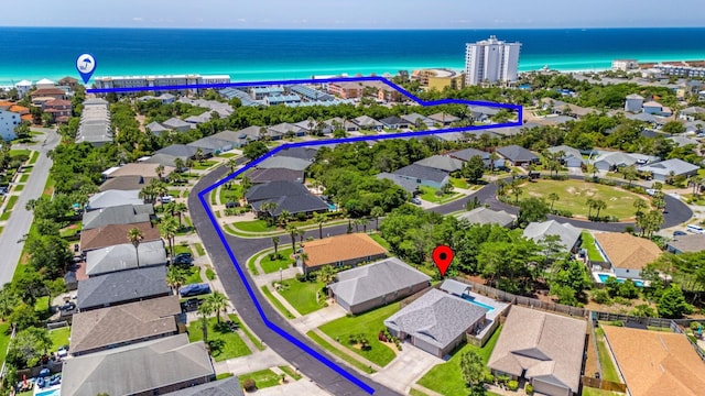276 Sandy Cay Dr, Miramar Beach, FL 32550 - aerial view of residential area with a nearby body of water