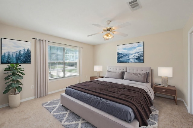 390 Brackin St, Crestview, FL 32539 - bedroom featuring carpet flooring, baseboards, and ceiling fan