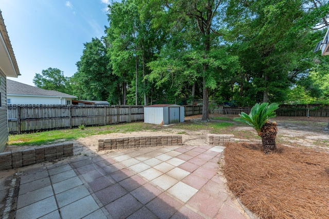 390 Brackin St, Crestview, FL 32539 - fenced backyard with a patio and view of scattered trees