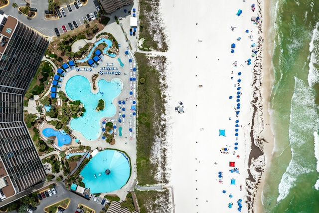 11483 Front Beach Rd Unit 202, Panama City Beach, FL 32407 - bird's eye view of a pool and waterfront with a beach