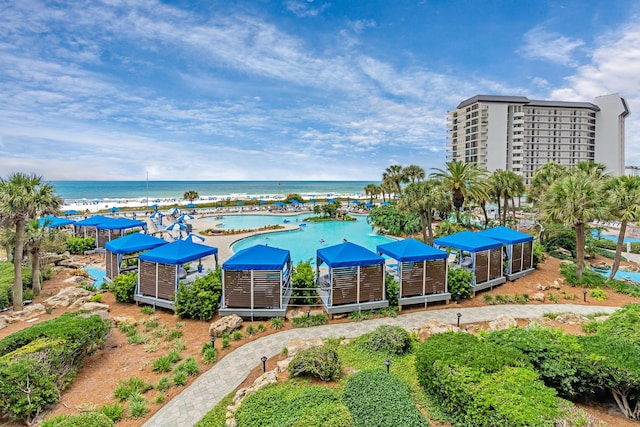 11483 Front Beach Rd Unit 202, Panama City Beach, FL 32407 - drone / aerial view of a nearby body of water
