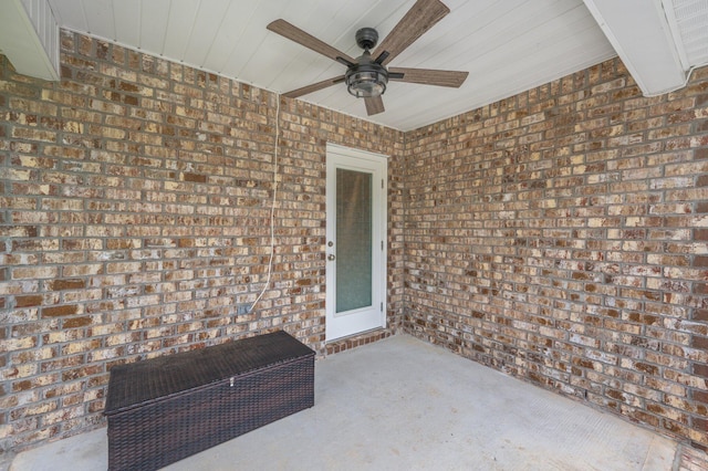 5378 Wyndell Cir, Crestview, FL 32539 - view of patio / terrace with ceiling fan