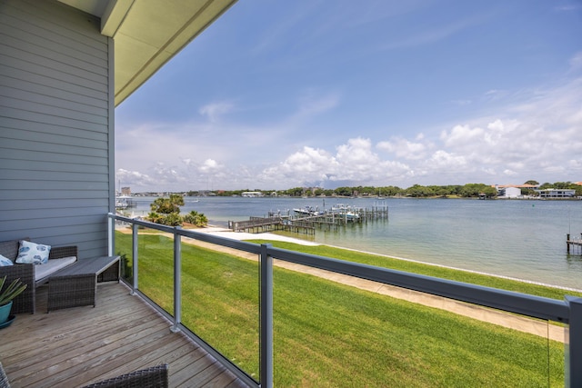 340 Bluefish Dr Unit 106, Fort Walton Beach, FL 32548 - balcony with a water view